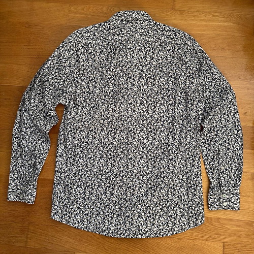 Hugo Boss Toucan Pattern Long Sleeve Shirt Like New, Size L