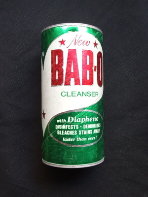 Bab-O vintage συλλεκτικό καθαριστικό κλειστό δεκαετίας 1980 made in USA