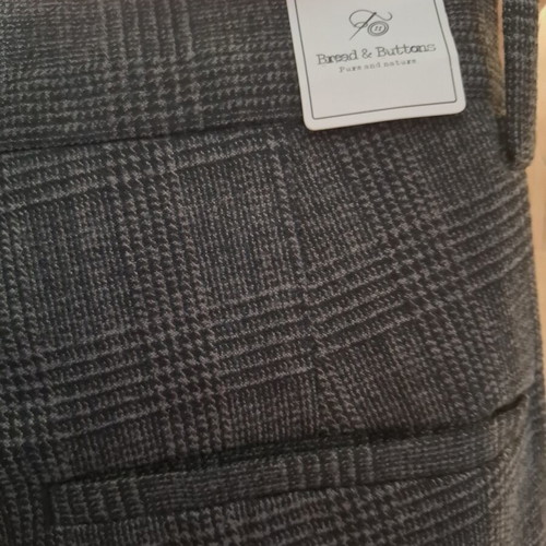 Men's Gray Checked Pants size 32 new