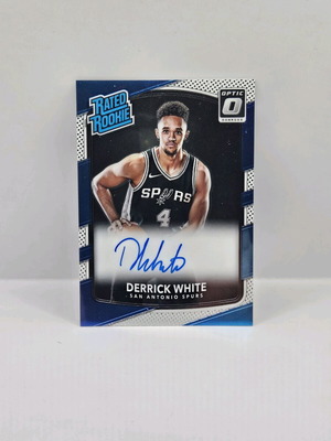 Κάρτα Panini Donruss Optic Derrick White Rated Rookie με αυτόγραφο σαν καινούργια