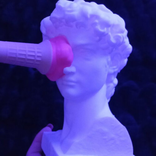 Pop Art David statue