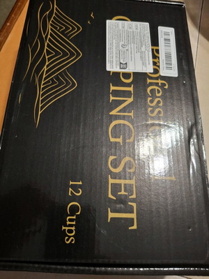 Cupping set new in box, 12 cups