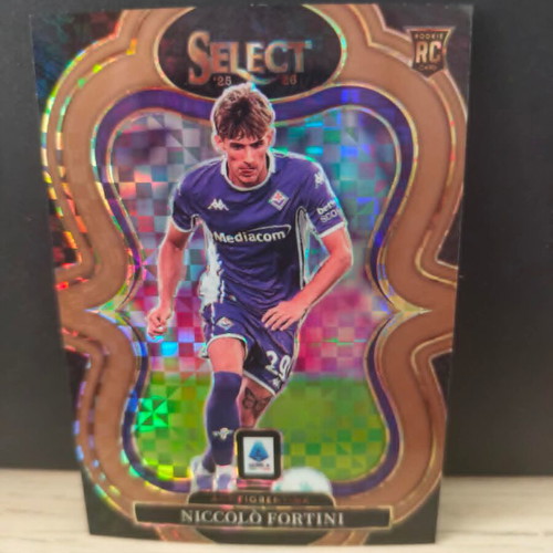 2025-26 Panini Select Serie A Fiorentina RC Niccolo Fortini Bronze Checker