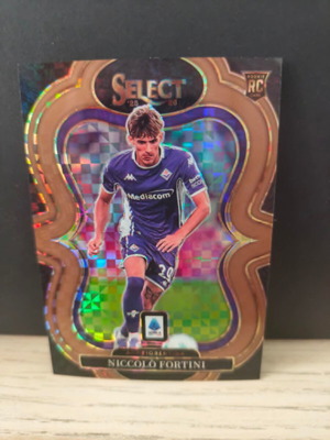 2025-26 Panini Select Serie A Fiorentina RC Niccolo Fortini Bronze Checker