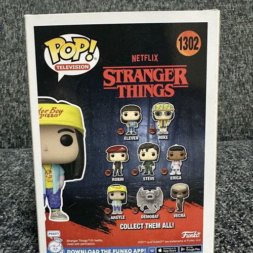 Funko Pop Stranger Things Argyle #1302 new with soft protector