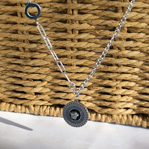 Steel Necklace New Silver