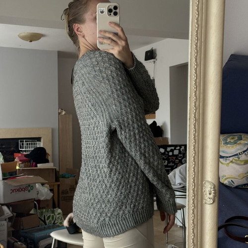 Πουλόβερ H&M γκρι oversize μέγεθος S-M σαν καινούργιο