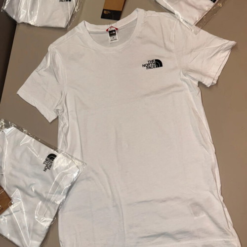 The North Face T-shirt new, white, size S, 100% cotton