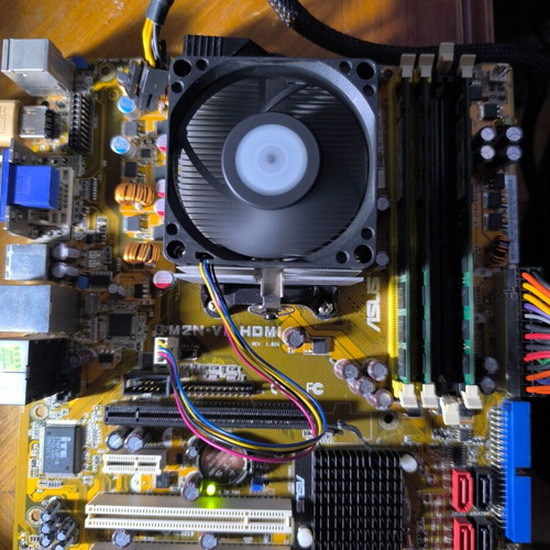 ASUS M2N-VM HDMI motherboard bundle with AMD Athlon 7750 and 6GB RAM