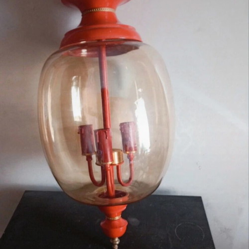 Ceiling light like new, 1990s with three lamp sockets