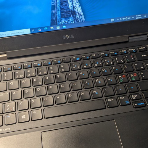 Dell Latitude E5270 laptop refurbished, Intel i5, 8GB RAM, 256GB SSD