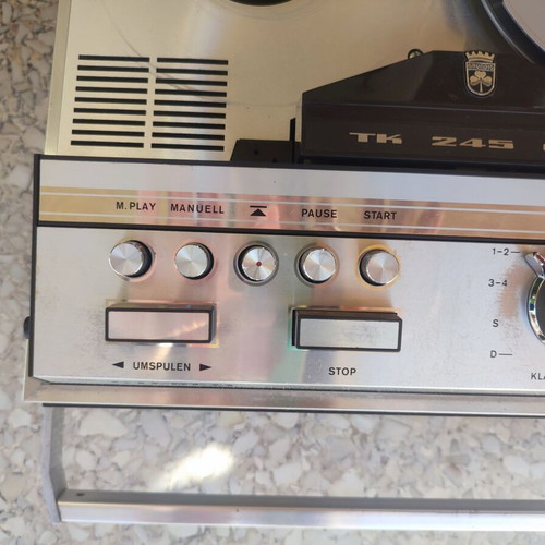 Grundig TK-245 Deluxe Reel-to-Reel Tape Recorder Refurbished