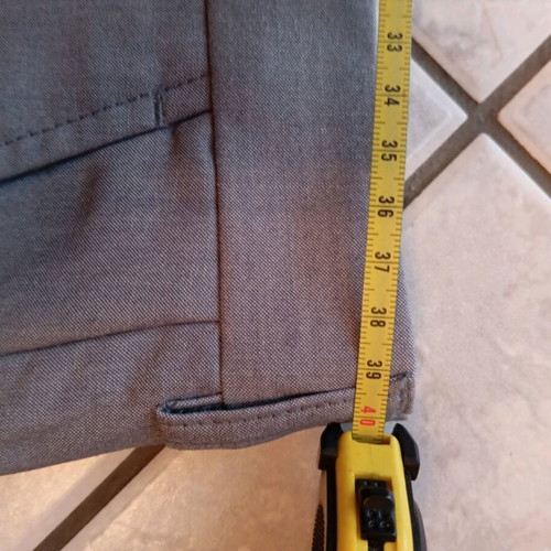 Men's pants new, gray, waist 40