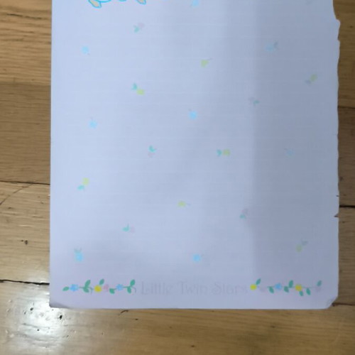 Little Twin Stars Letter Writing Paper used