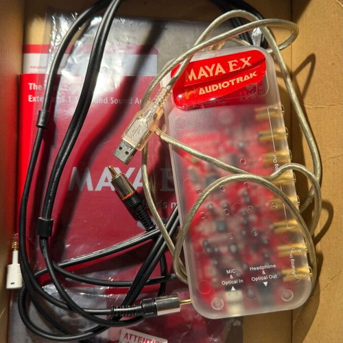 Audiotrak MAYA EX external USB sound card 5.1 surround used