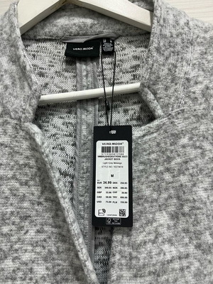 Women's cardigan new, gray, size M