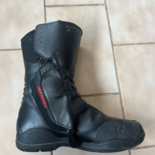 Alpinestars motorcycle boots like new, size 42, black