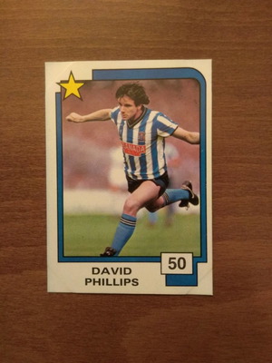 Κάρτα Panini Soccer Superstars 1988 Νο50 David Phillips μεταχειρισμένη