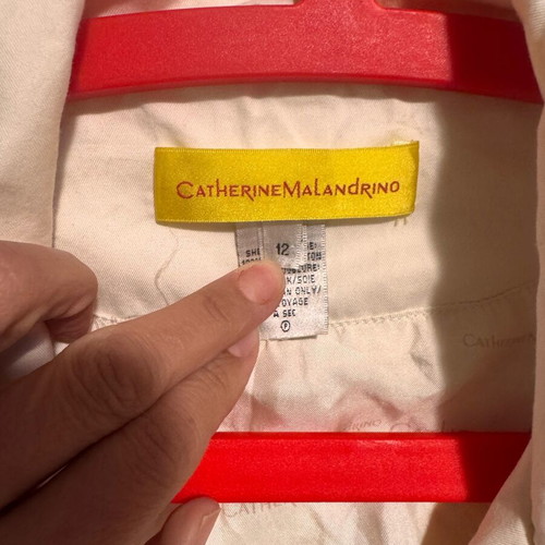 Catherine Malamdrino ecru jacket new, size US12