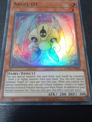 Angel O1 EGO1-EN006 μεταχειρισμένη κάρτα Yugioh υπερ-σπάνια 1η έκδοση