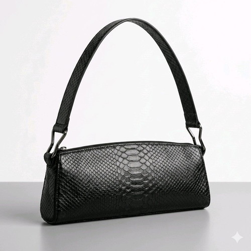 Vintage Mike Mike women's leather shoulder bag with embossed texture like new