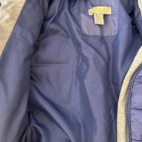 Attrattivo puffer jacket like new, gray and blue, size S
