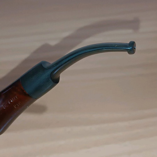 Vintage De Luxe Pipe tobacco pipe used, briar wood