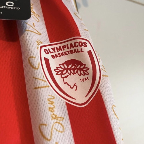 GSA Olympiacos B.C. Anniversary Spanoulis Limited Edition Men's Basketball Jersey new