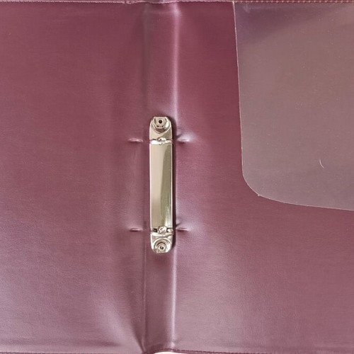 Dosie 2-ring leatherette handmade, pack of 3, new