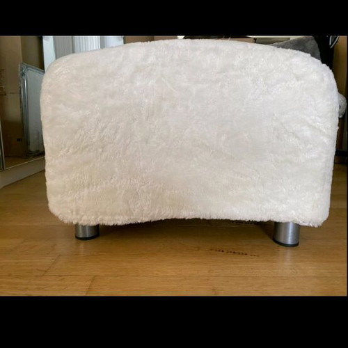Fabric stool very soft