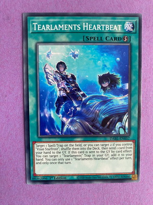 Tearlaments Heartbeat Yu-Gi-Oh card like new