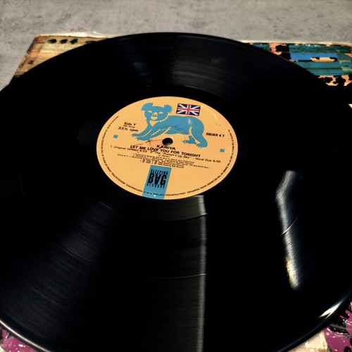 Kariya Let Me Love You For Tonight 12″ Vinyl Maxi Single used