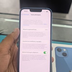 iPhone 13 Like New, 128GB, 99% Battery, Blue, With Box and Charger