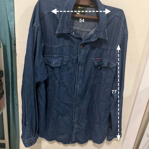 Jean shirt Ruichang Fashion XL like new, blue