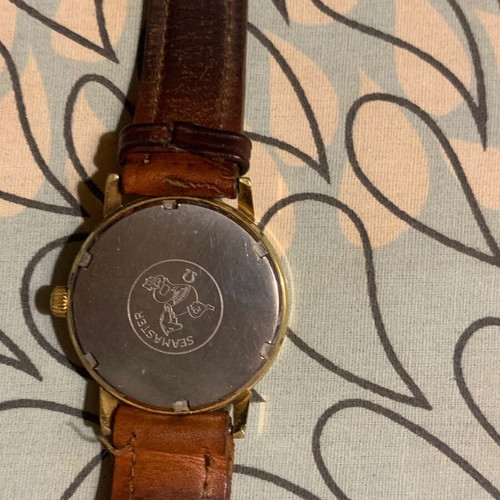 Omega Seamaster Geneve gold watch used antique from 1960s