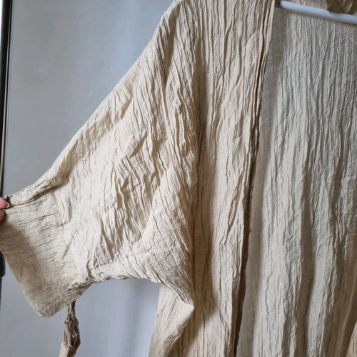 Cotton pareo like new, one size, beige