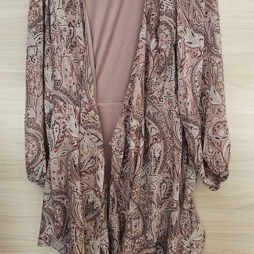 Sinsay boho mini dress, pink, size M