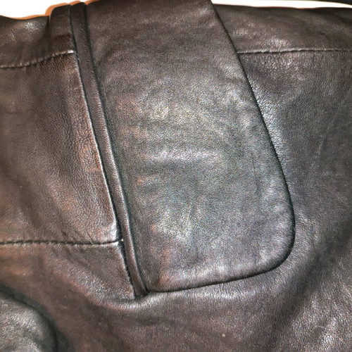 French Connection leather jacket like new, black, medium size
