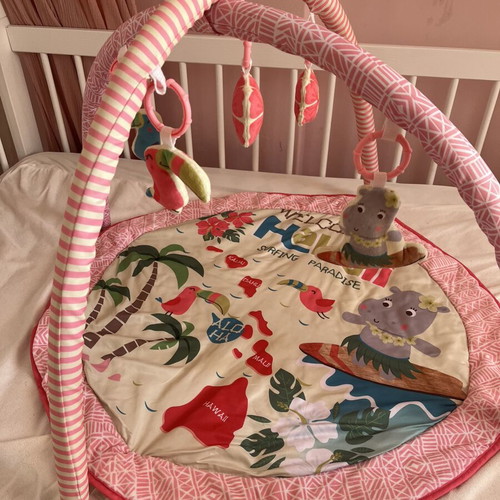 Baby activity gym like new with box