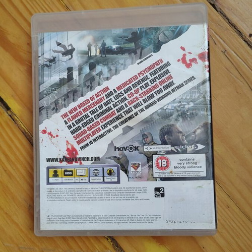 Kane & Lynch Dead Men PS3 game used, complete with manual