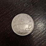 5Drachma 1930 used, Brussels mint