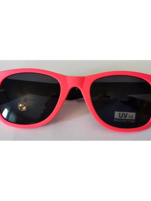Giό Vision EyeWear kids sunglasses new, Wayfarer red-black frame