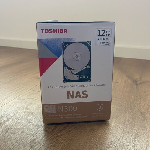 Toshiba N300 HDWG51CUZSVA 12TB 3.5-inch SATA HDD new