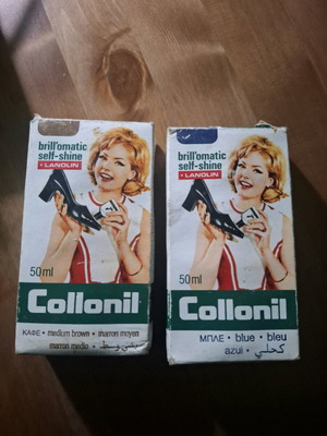 Collonil Vintage shoe polish packaging used, empty