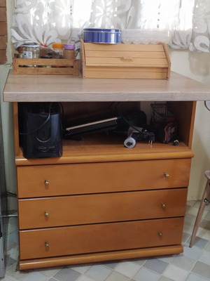 Multifunctional furniture used for kitchen and storage