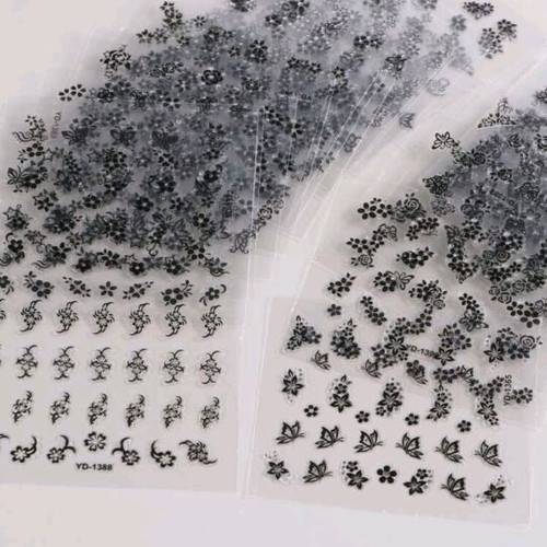 Nail stickers like new with storage book