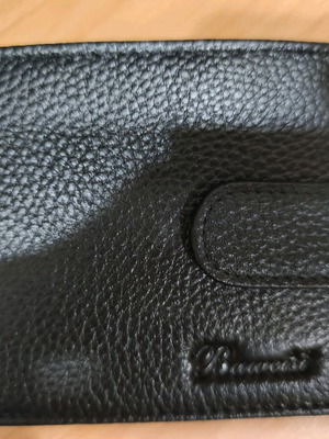 Boweisi Black Leather Men's Wallet New