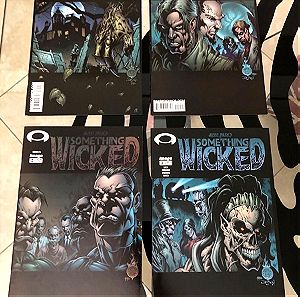 SOMETHING WICKED 1-3 + VARIANT 2 SET OF 4 COMICS all NM/M IMAGE COMICS 2004 JERRY BECKS