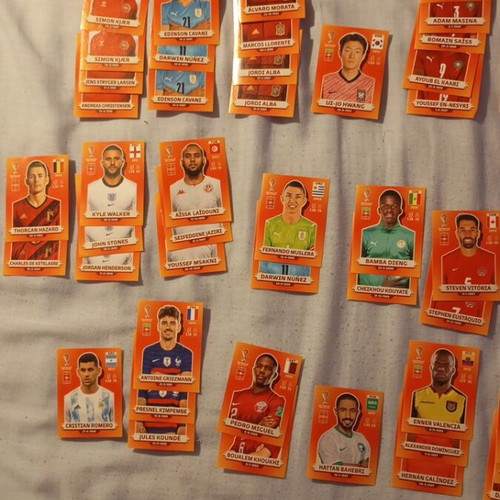 Fifa World Cup 2022 Qatar stickers set of 34 like new