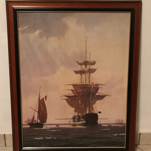 Stephen Selby Prepering To Sail painting used
